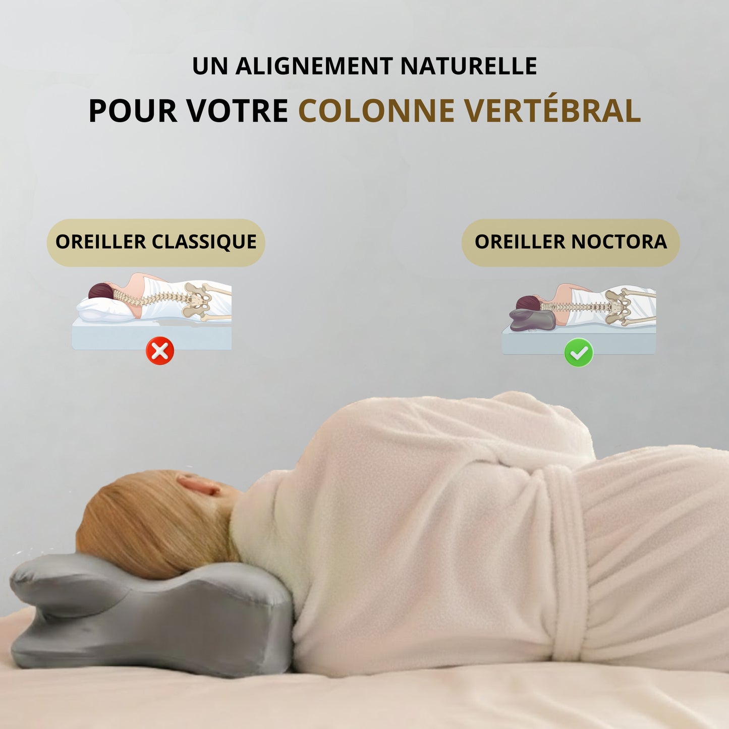 L'Oreiller Orthopédique Noctora